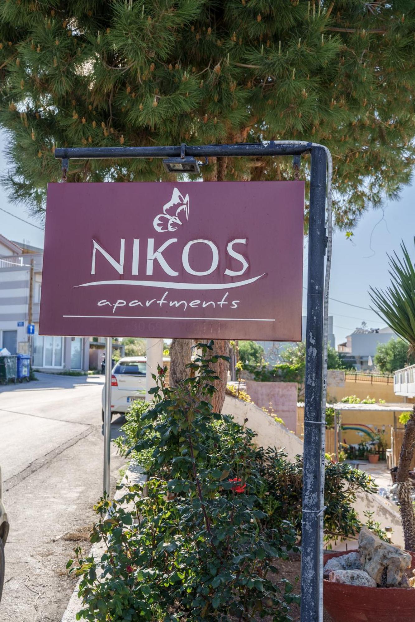 Nikos Apartments Agia Marina المظهر الخارجي الصورة