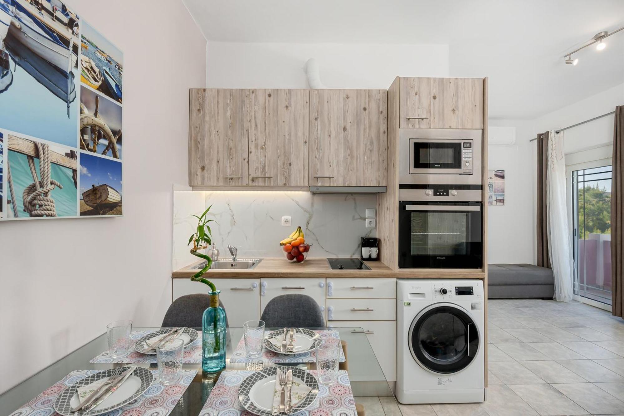 Nikos Apartments Agia Marina المظهر الخارجي الصورة
