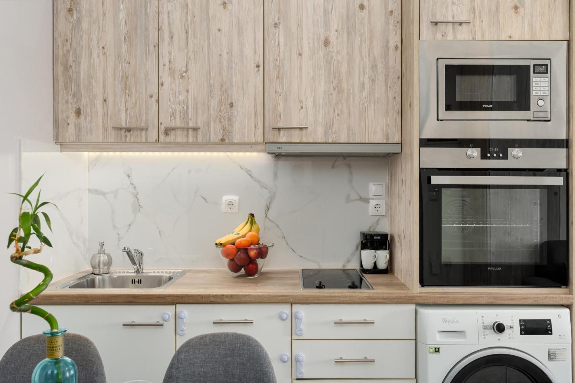 Nikos Apartments Agia Marina المظهر الخارجي الصورة