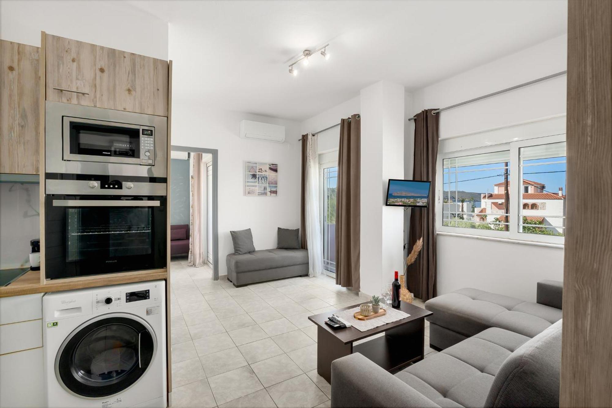 Nikos Apartments Agia Marina المظهر الخارجي الصورة