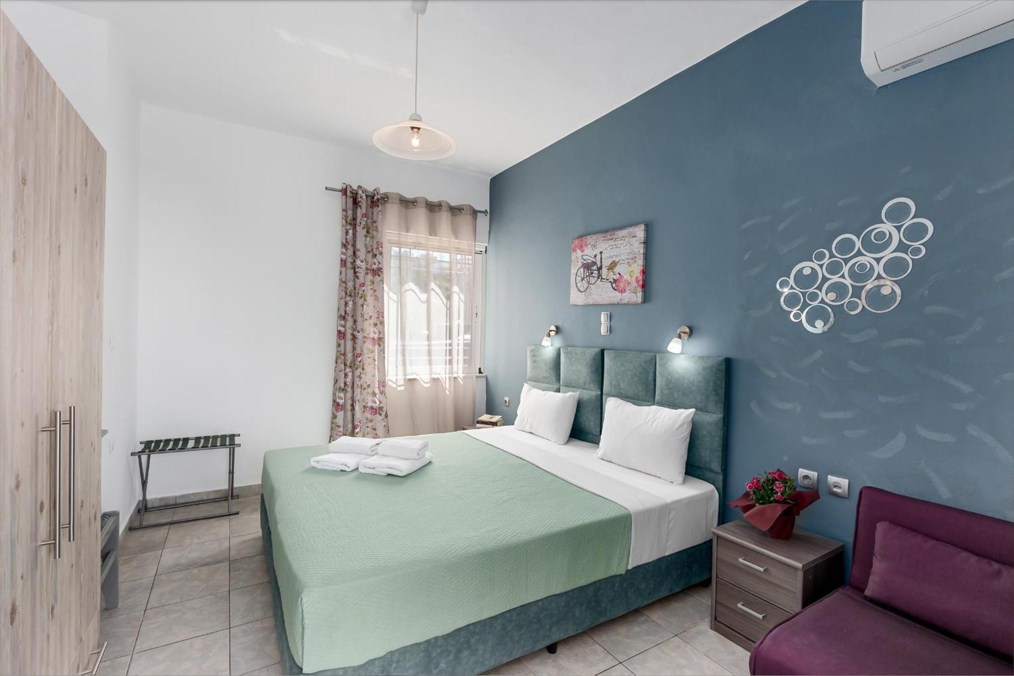 Nikos Apartments Agia Marina المظهر الخارجي الصورة