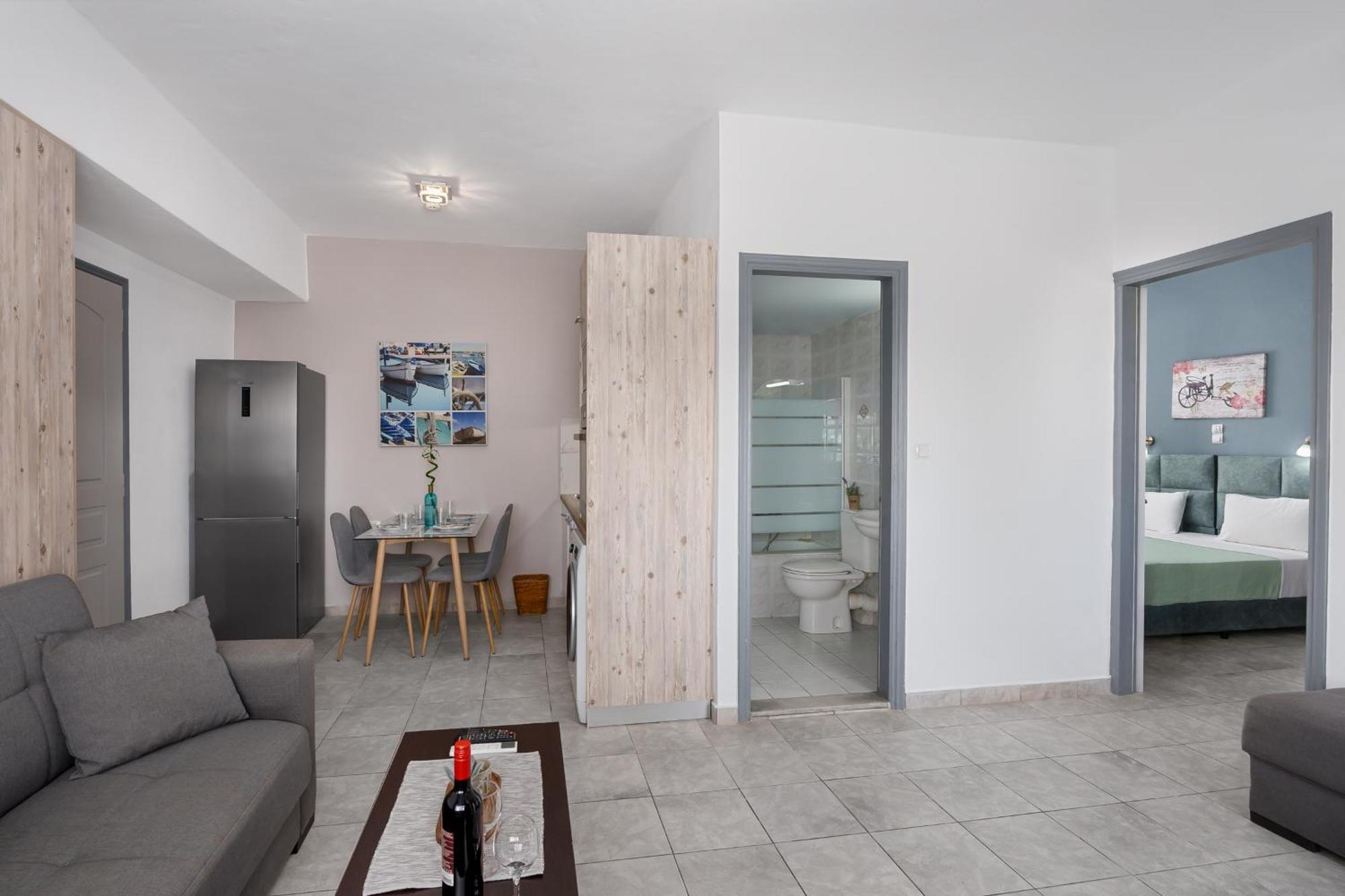 Nikos Apartments Agia Marina المظهر الخارجي الصورة